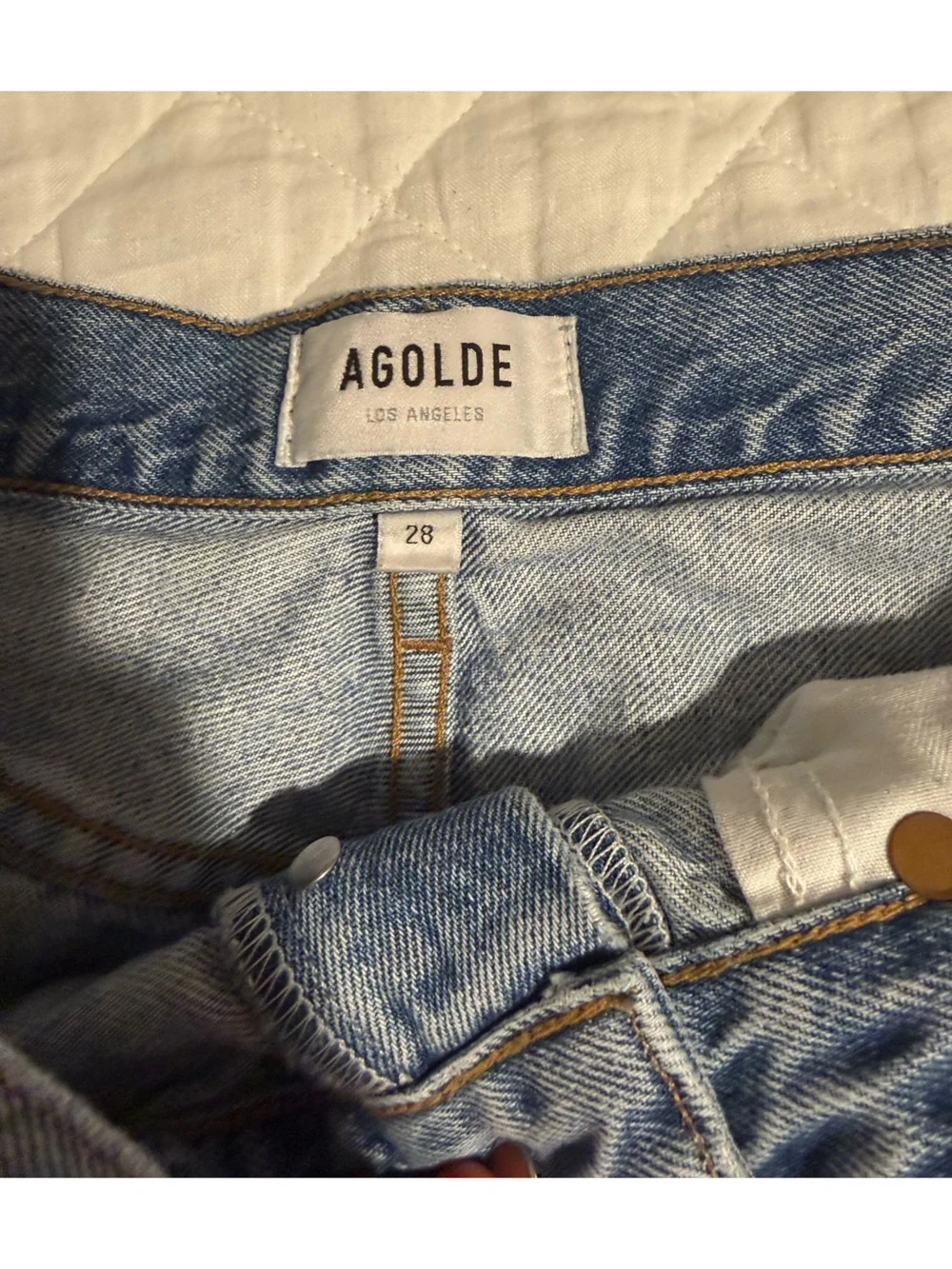 Agolde Riley High Rise Straight Crop Jean - Picture 6 of 7